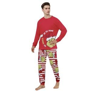 Matching Family Christmas Pajamas Set Soft The Grinch Men’s /Women’s Medium